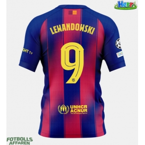 Barcelona Robert Lewandowski #9 Hemmatröja 2025-26 Kortärmad